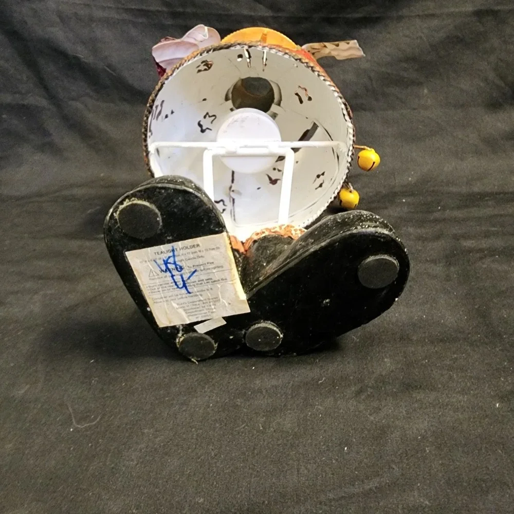 Metal Snowman Tealight 12‎ In